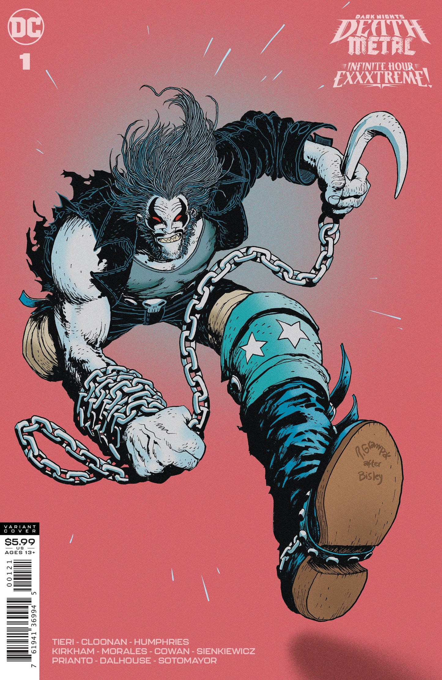 DC COMICS COMIC BOOK DARK NIGHTS DEATH METAL INFINITE HOURS EXXXTREME #1 VAR ED