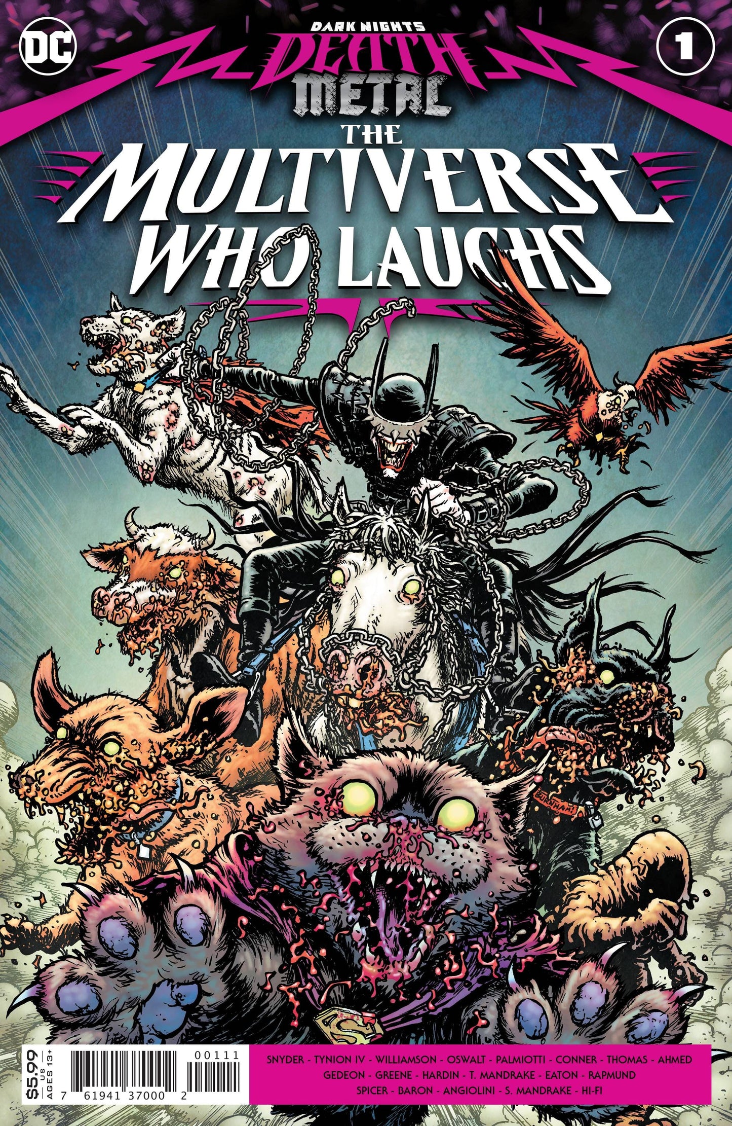 DC COMICS COMIC BOOK DARK NIGHTS DEATH METAL MULTIVERSE THAT LAUGHS #1
