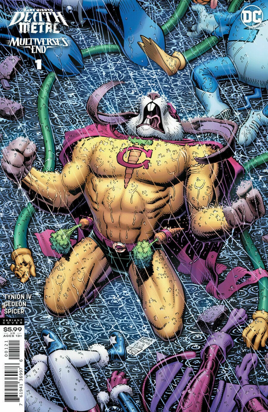 DC COMICS comic book DARK NIGHTS DEATH METAL MULTIVERSES END #1 1:25 VAR ED