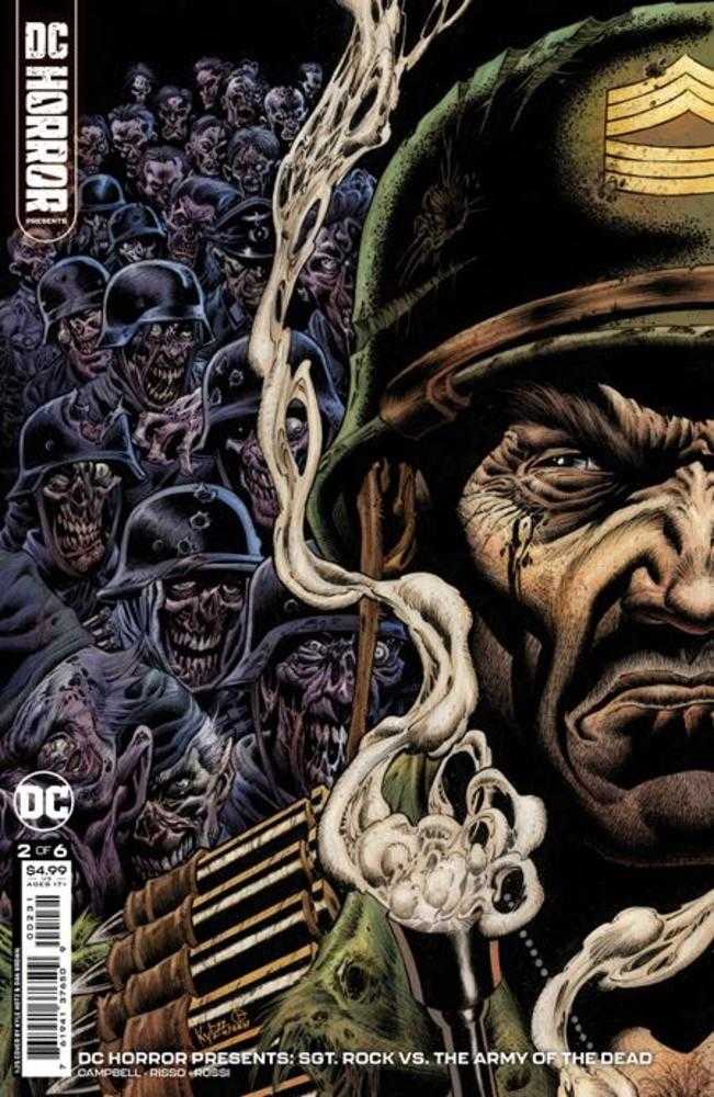 DC Comics COMIC BOOK DC Horror Presents Sgt Rock vs The Army Of The Dead #2 (Of 6) Cover C 1 in 25 Kyle Hotz Card Stock Variant (Mature)
