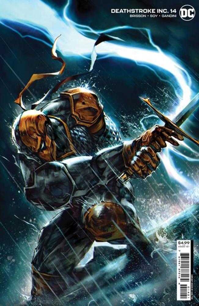 DC Comics COMIC BOOK Deathstroke Inc #14 Cover B Ivan Tao Card Stock Variant