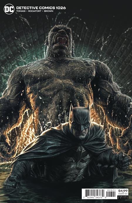 DC COMICS comic book DETECTIVE COMICS #1026 CARD STOCK LEE BERMEJO VAR ED