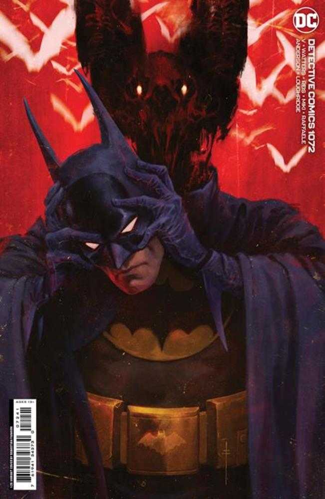 DC Comics COMIC BOOK Detective Comics #1072 Cover D 1 in 25 Sebastian Fiumara Card Stock Variant