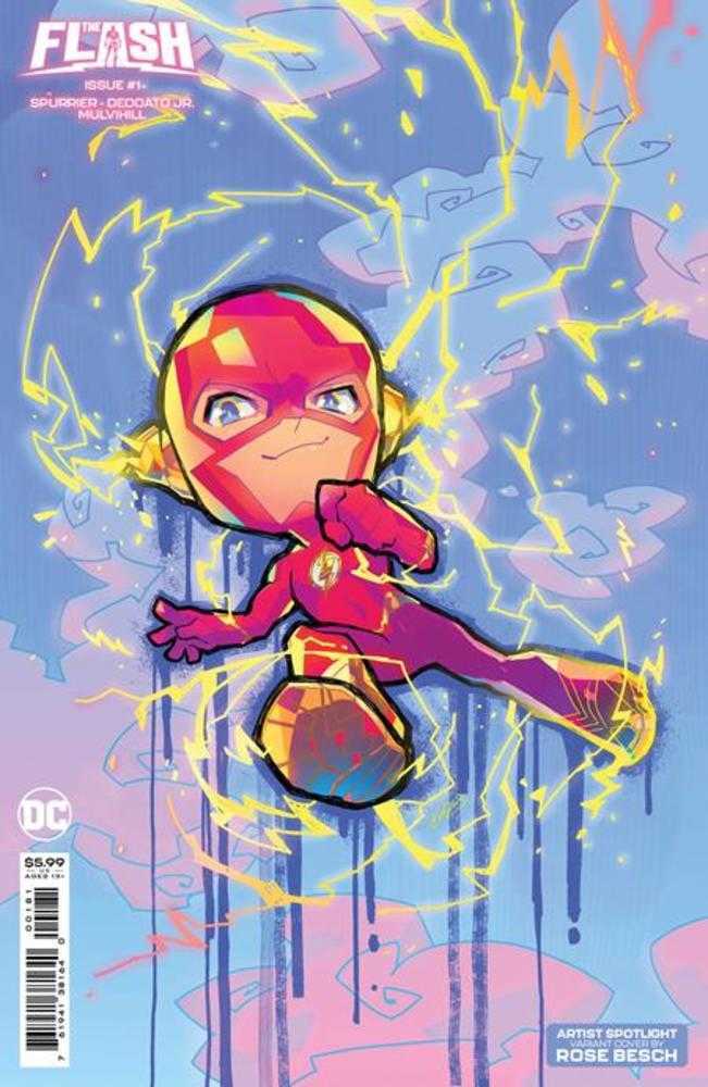 DC Comics COMIC BOOK Flash #1 Cover D Rose Besch Creator Card Stock Variant