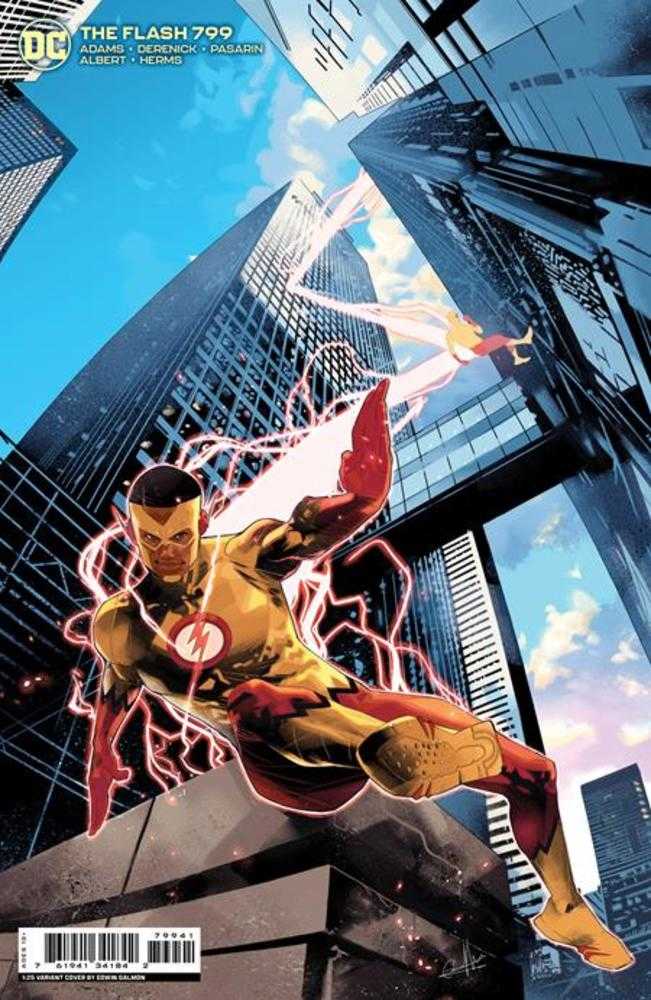 DC Comics COMIC BOOK Flash #799 Cover D 1 in 25 Edwin Galmon Card Stock Variant