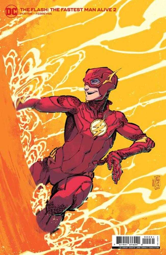 DC Comics COMIC BOOK Flash The Fastest Man Alive #2 (Of 3) Cover C 1 in 25 Jorge Corona Card Stock Variant