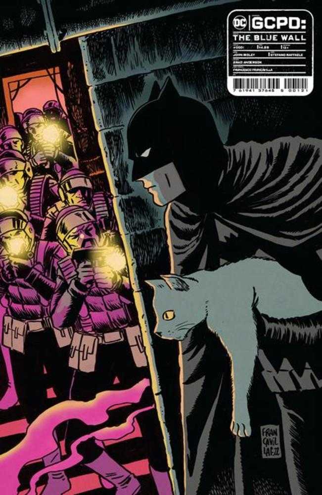 DC Comics COMIC BOOK Gcpd The Blue Wall #1 (Of 6) Cover B Francesco Francavilla Card Stock Variant