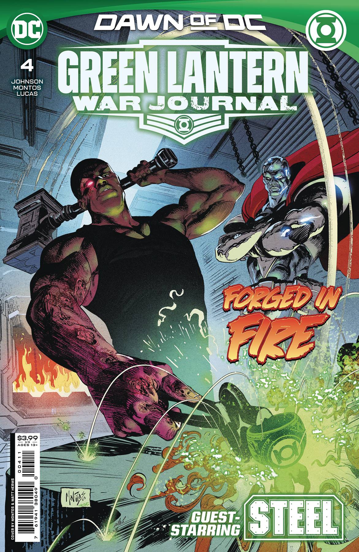 DC COMICS COMIC BOOK GREEN LANTERN WAR JOURNAL #4 CVR A MONTOS