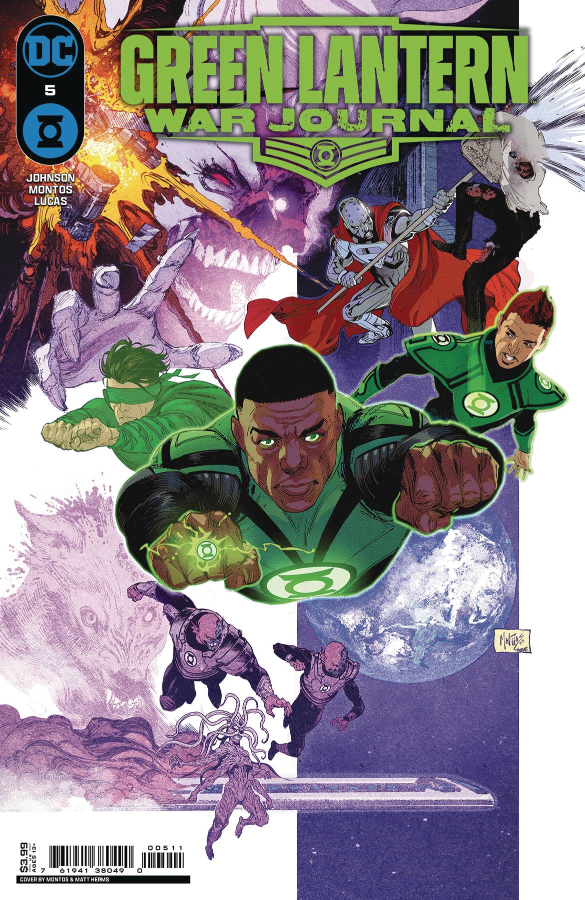 DC COMICS COMIC BOOK GREEN LANTERN WAR JOURNAL #5 CVR A TAJ TENFOLD