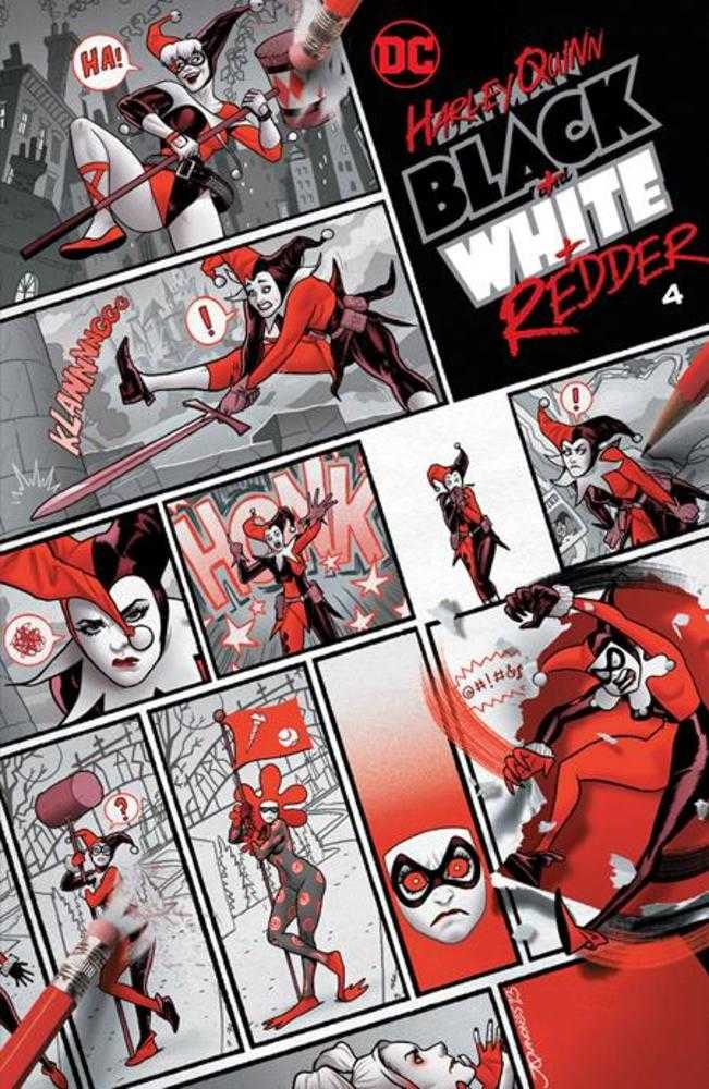 DC Comics COMIC BOOK Harley Quinn Black White Redder #4 (Of 6) Cover A Joe Quinones