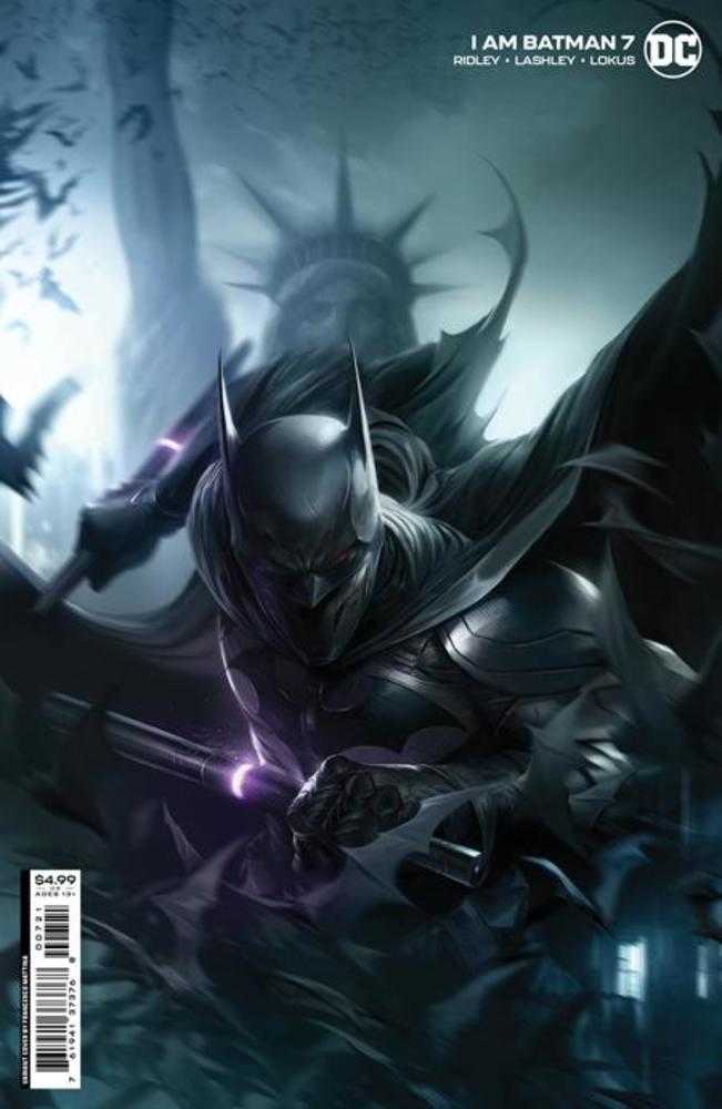 DC Comics COMIC BOOK I Am Batman #7 Cover B Francesco Mattina Card Stock Variant