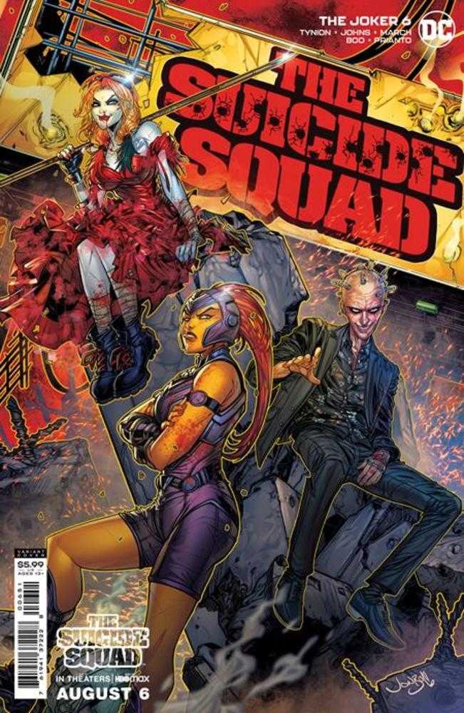 DC Comics COMIC BOOK Joker #6 Cover D Jonboy Meyers The Suicide Squad Movie Variant