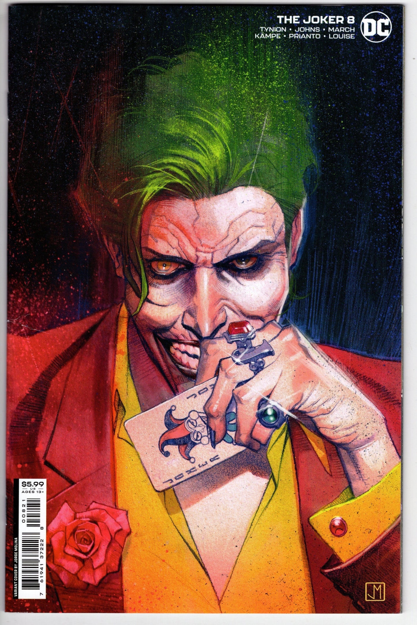 DC Comics COMIC BOOK Joker #8 Cover B Jorge Molina Variant