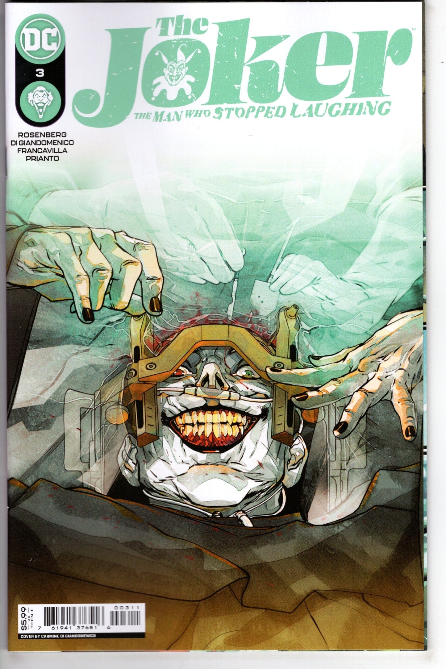 DC Comics COMIC BOOK Joker The Man Who Stopped Laughing #3 Cover A Carmine Di Giandomenico