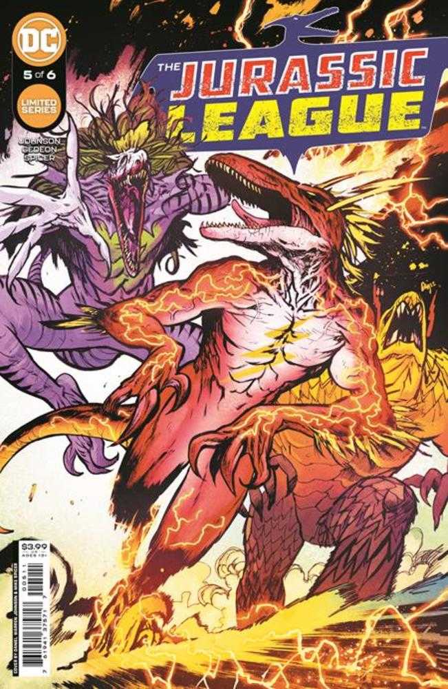 DC Comics COMIC BOOK Jurassic League #5 (Of 6) Cover A Daniel Warren Johnson