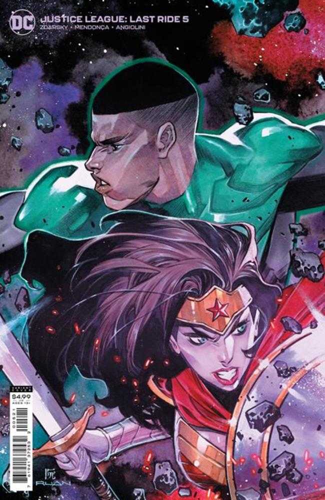 DC Comics COMIC BOOK Justice League Last Ride #5 (Of 7) Cover B Dike Ruan Card Stock Variant