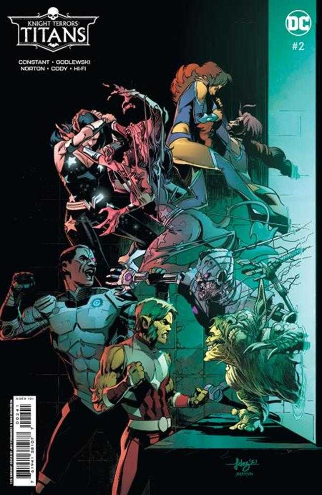 DC Comics COMIC BOOK Knight Terrors Titans #2 (Of 2) Cover D 1 in 25 Javi Fernandez Card Stock Variant