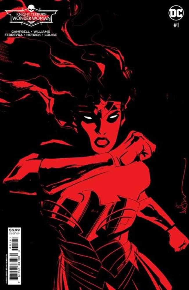 DC Comics COMIC BOOK Knight Terrors Wonder Woman #1 (Of 2) Cover D Dustin Nguyen Midnight Card Stock Variant