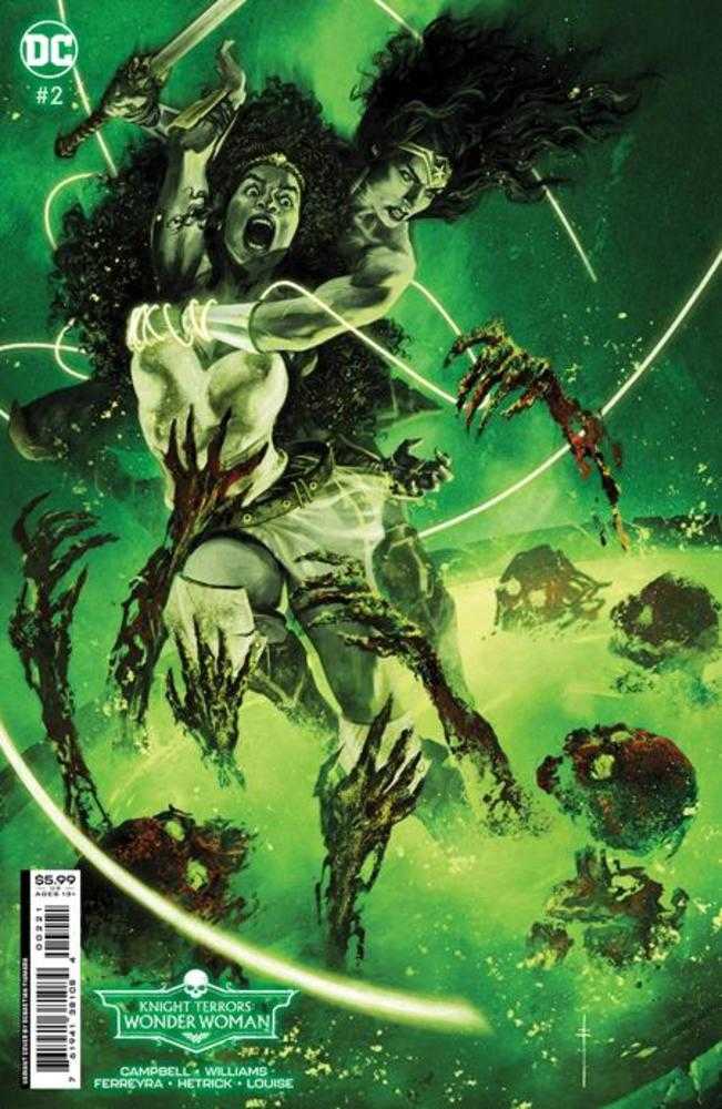 DC Comics COMIC BOOK Knight Terrors Wonder Woman #2 (Of 2) Cover B Sebastian Fiumara Card Stock Variant