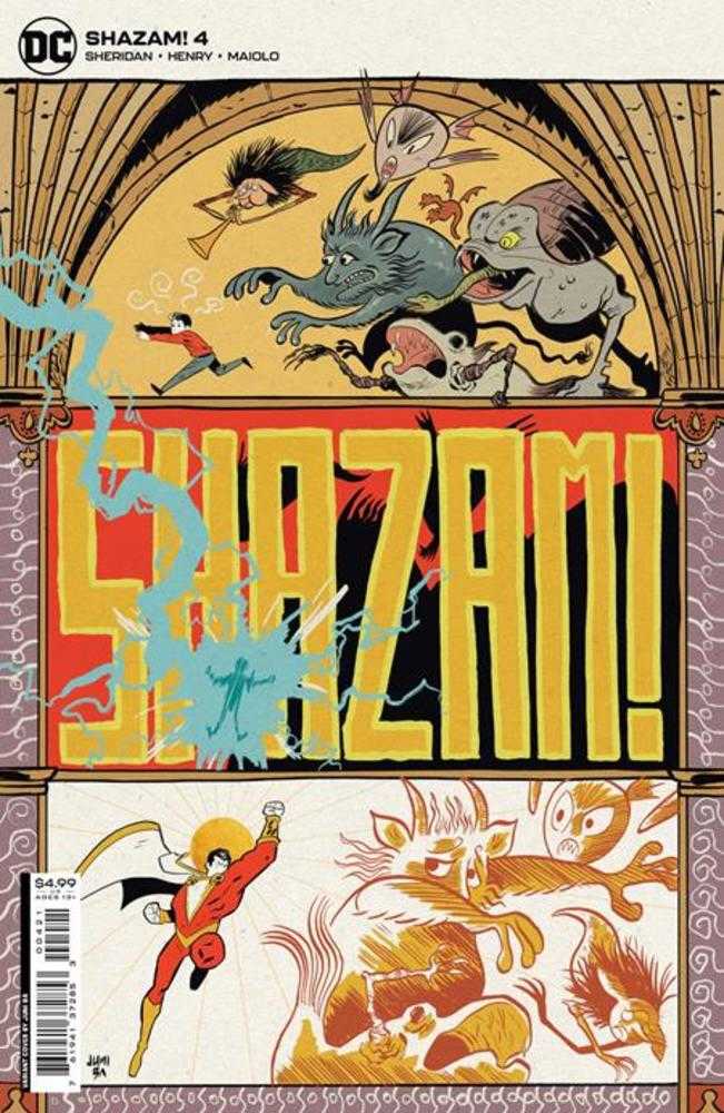 DC Comics COMIC BOOK Shazam #4 (Of 4) Cover B Will Murai Card Stock Variant