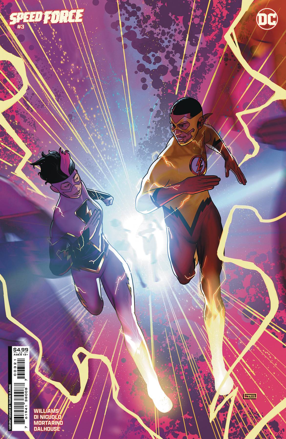 DC COMICS COMIC BOOK SPEED FORCE #3 (OF 6) CVR B TAURIN CLARKE CSV