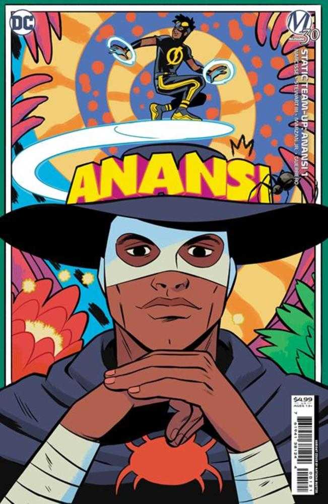DC Comics COMIC BOOK Static Team-Up Anansi #1 (One Shot) Cover B Natacha Bustos Card Stock Variant