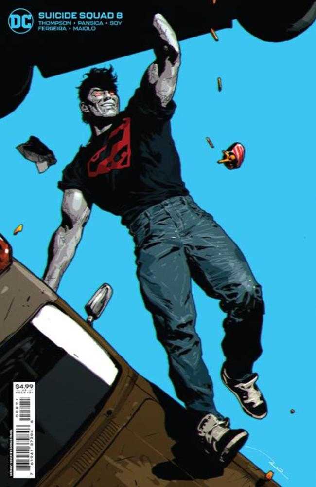 DC Comics COMIC BOOK Suicide Squad #8 Cover B Gerald Parel Card Stock Variant