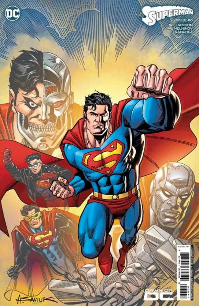 DC Comics COMIC BOOK Superman #6 Cover G 1 in 25 Alex Saviuk Card Stock Variant