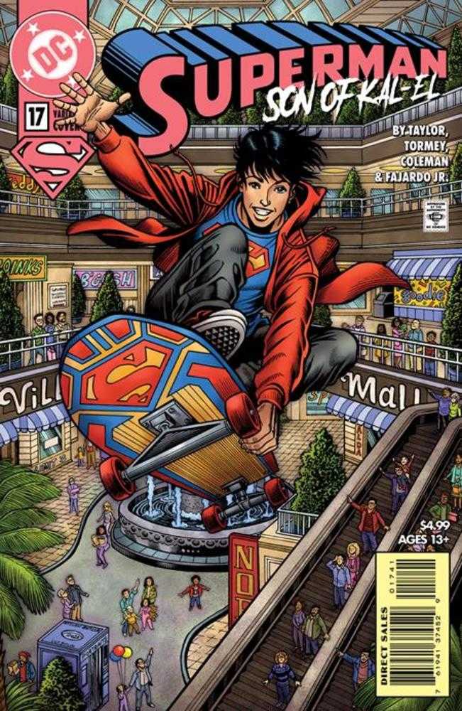 DC Comics COMIC BOOK Superman Son Of Kal-El #17 Cover C Steven Butler 90s Cover Month Card Stock Variant (Kal-El Returns)