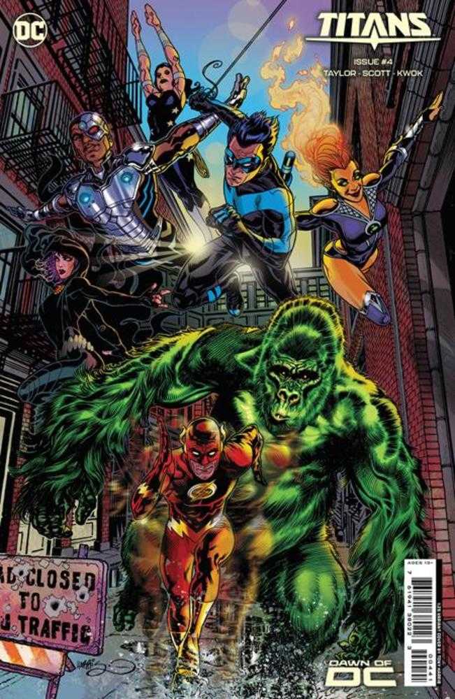 DC Comics COMIC BOOK Titans #4 Cover D 1 in 25 Tony Harris Card Stock Variant
