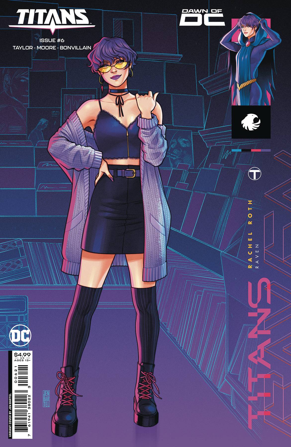 DC COMICS COMIC BOOK TITANS #6 CVR B JEN BARTEL CSV