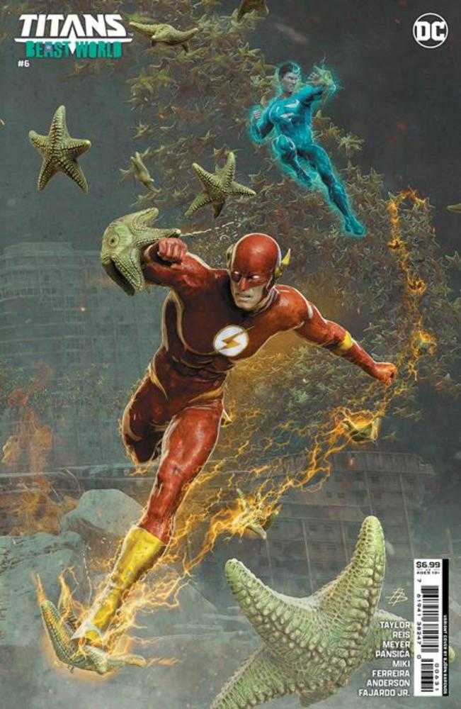 DC Comics COMIC BOOK Titans Beast World #6 (Of 6) Cover B Bjorn Barends Card Stock Variant