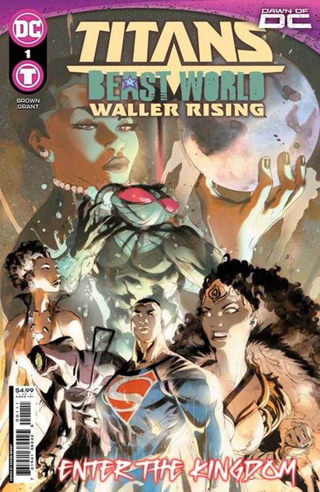 DC Comics COMIC BOOK Titans Beast World Waller Rising #1 (One Shot) Cover A Keron Grant