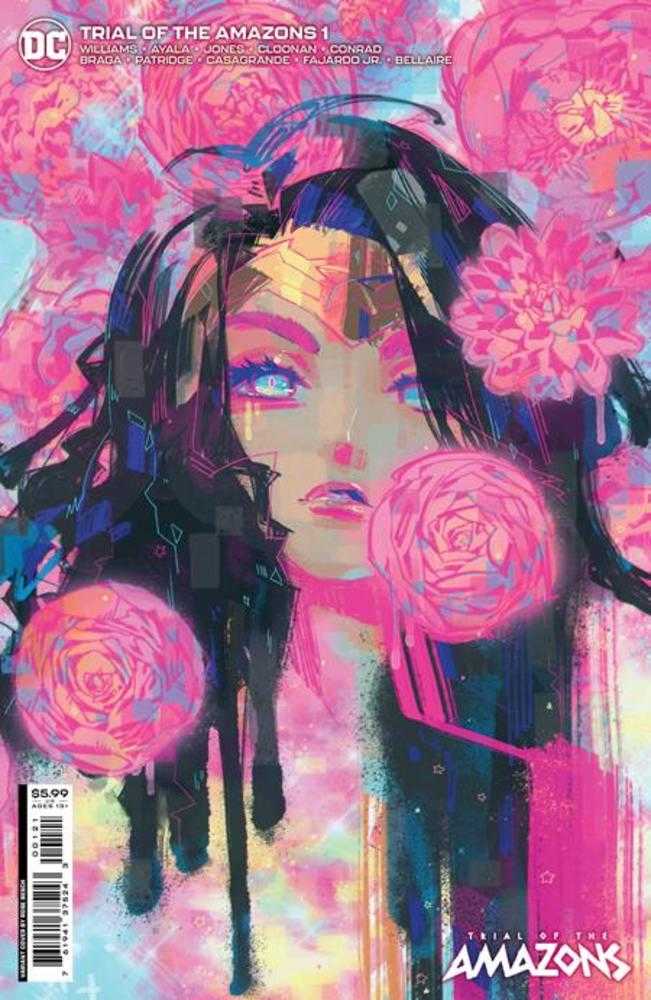 DC Comics COMIC BOOK Trial Of The Amazons #1 (Of 2) Cover B Rose Besch Card Stock Variant