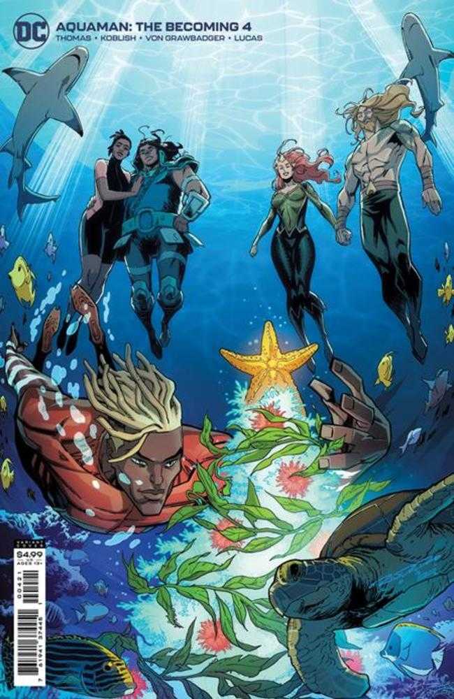 DC Comics COMIC BOOK VF/NM Aquaman The Becoming #4 (Of 6) Cover B Khary Randolph Card Stock Variant