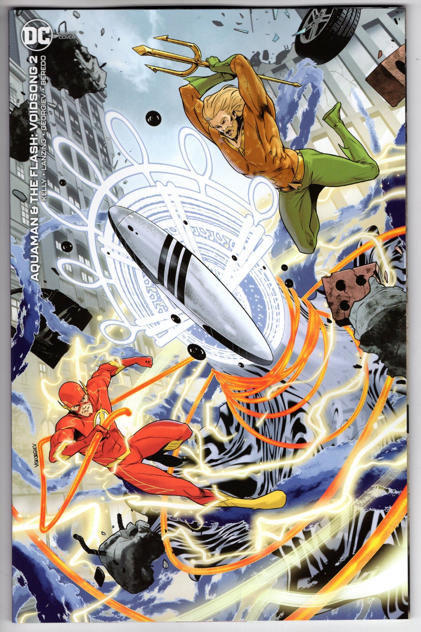 DC Comics COMIC BOOK VF/NM Aquaman & The Flash Voidsong #2 (Of 3) Cover B Vasco Georgiev Variant