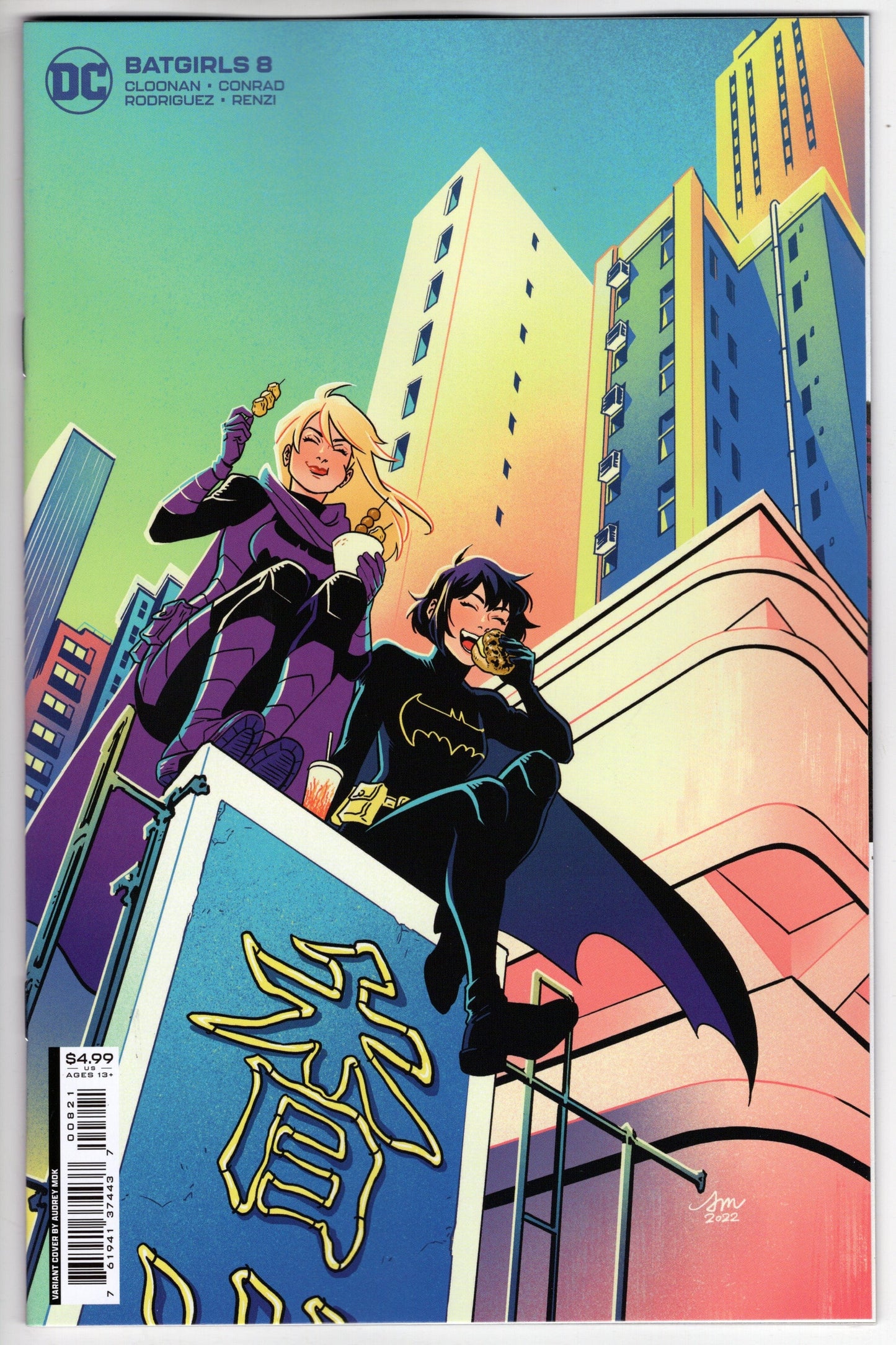 DC Comics COMIC BOOK VF/NM Batgirls #8 Cover B Audrey Mok Card Stock Variant