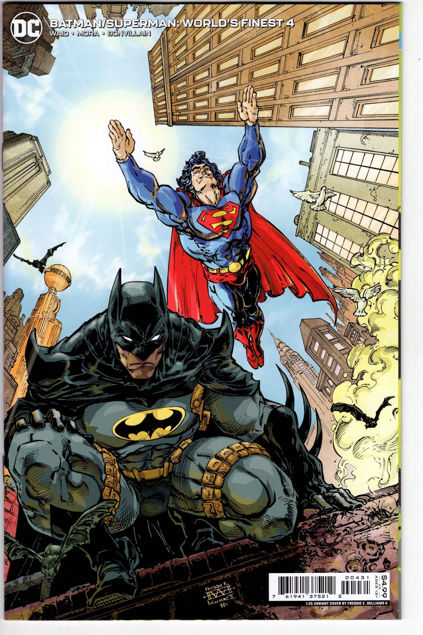 DC COMICS COMIC BOOK VF/NM BATMAN SUPERMAN WORLDS FINEST #4 CVR C 1:25 WILLIAMS II VARIANT