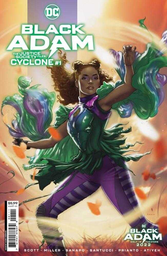 DC Comics COMIC BOOK VF/NM Black Adam Justice Society Files Cyclone #1 (One Shot) Cover A Kaare Andrews
