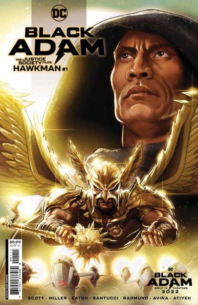 DC Comics COMIC BOOK VF/NM Black Adam Justice Society Files Hawkman #1 (One Shot) Cover A Kaare Andrews