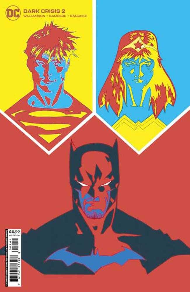 DC Comics COMIC BOOK VF/NM Dark Crisis #2 (Of 7) Cover D 1 in 25 Mario Foccillo Card Stock Variant