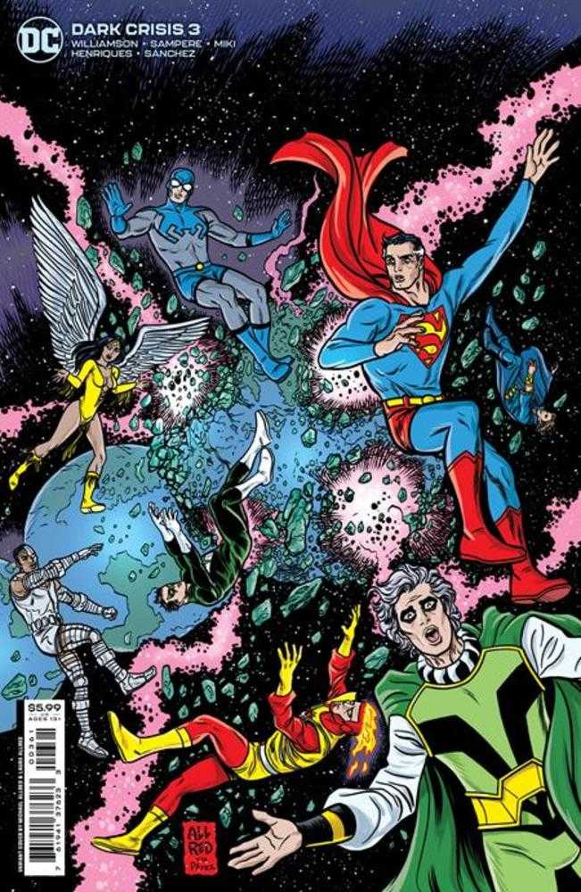 DC Comics COMIC BOOK VF/NM Dark Crisis #3 (Of 7) Cover C Michael Allred Homage Card Stock Variant