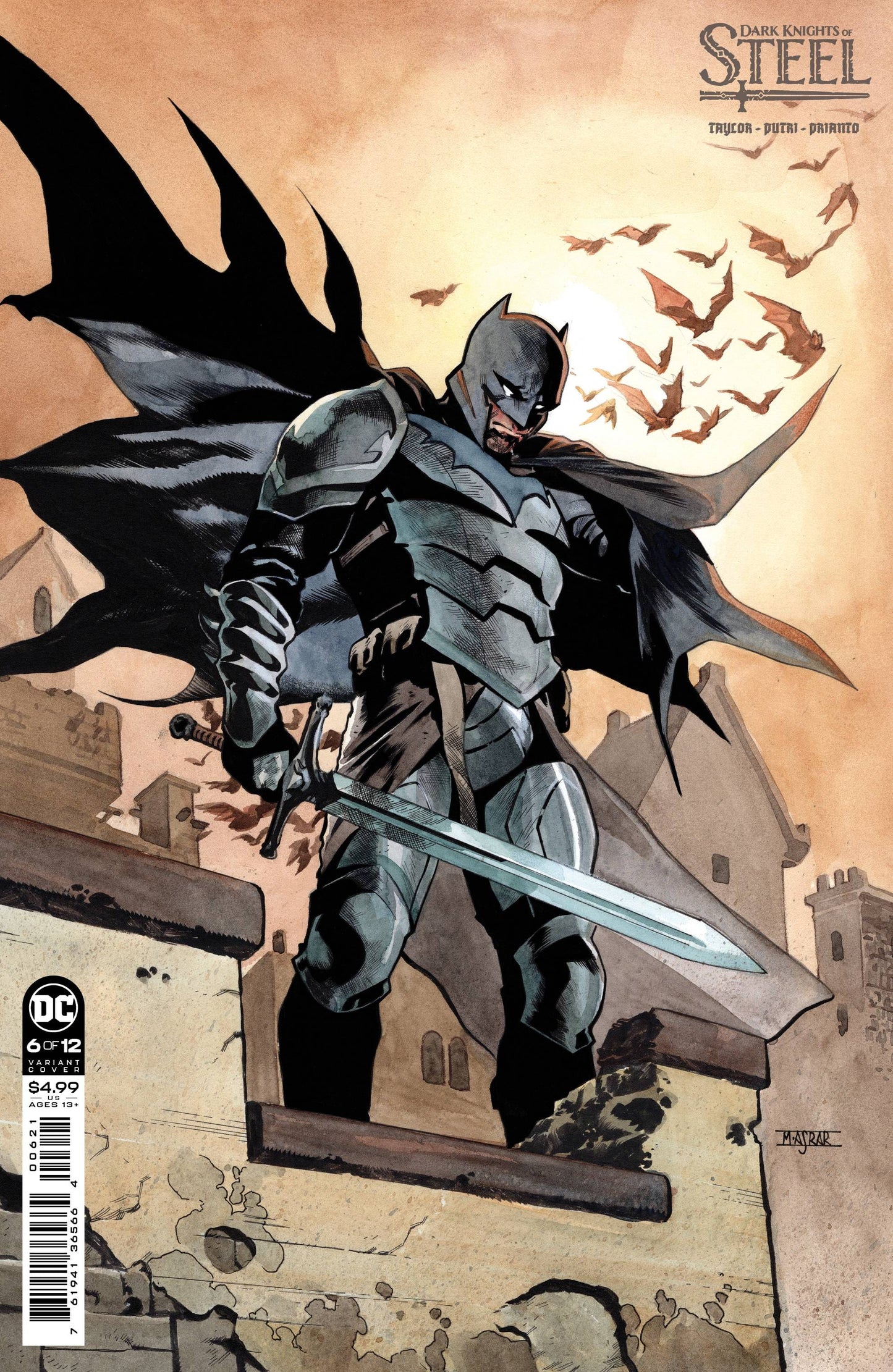 DC COMICS COMIC BOOK VF/NM DARK KNIGHTS OF STEEL #6 (OF 12) CVR C 25 COPY ASRAR VAR