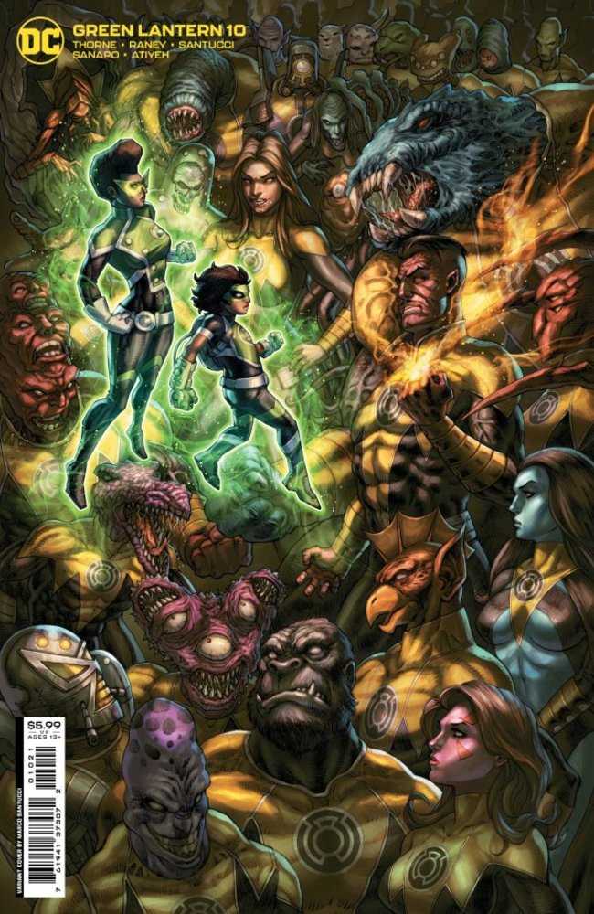 DC Comics COMIC BOOK VF/NM Green Lantern #10 Cover B Alan Quah Card Stock Variant