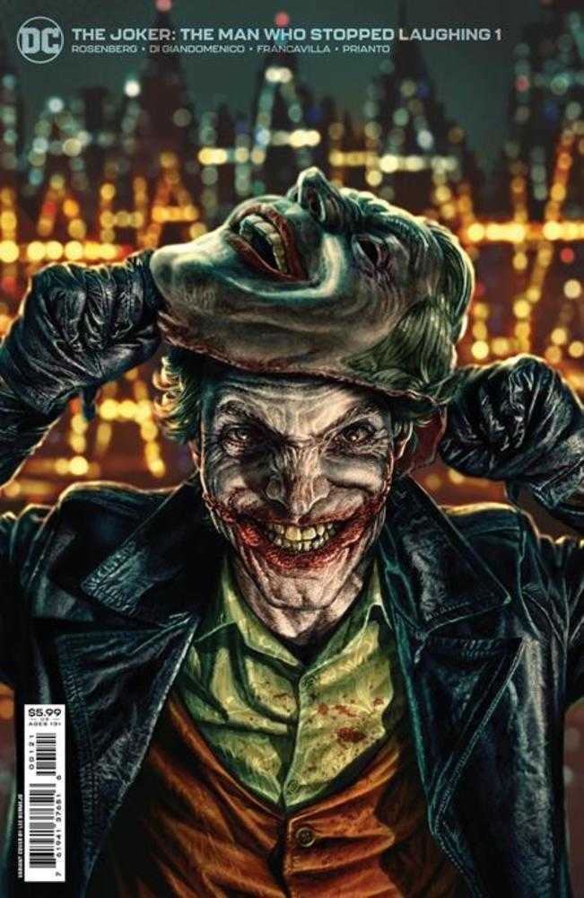 DC Comics COMIC BOOK VF/NM Joker The Man Who Stopped Laughing #1 Cover B Lee Bermejo Variant