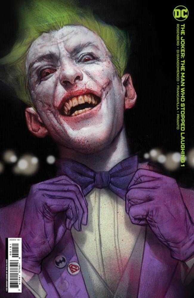 DC Comics COMIC BOOK VF/NM Joker The Man Who Stopped Laughing #1 Cover G 1 in 50 Ben Oliver Variant