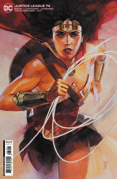 DC COMICS COMIC BOOK VF/NM JUSTICE LEAGUE #74 CVR B MALEEV CARD STOCK VAR
