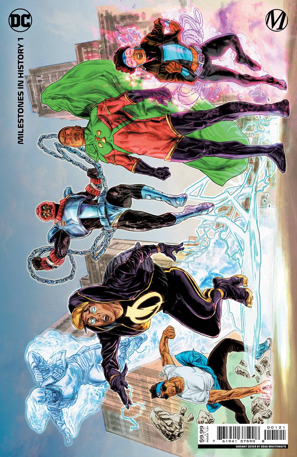 DC COMICS COMIC BOOK VF/NM MILESTONES IN HISTORY ONE SHOT #1 CVR B BRAITHWAITE VARIANT
