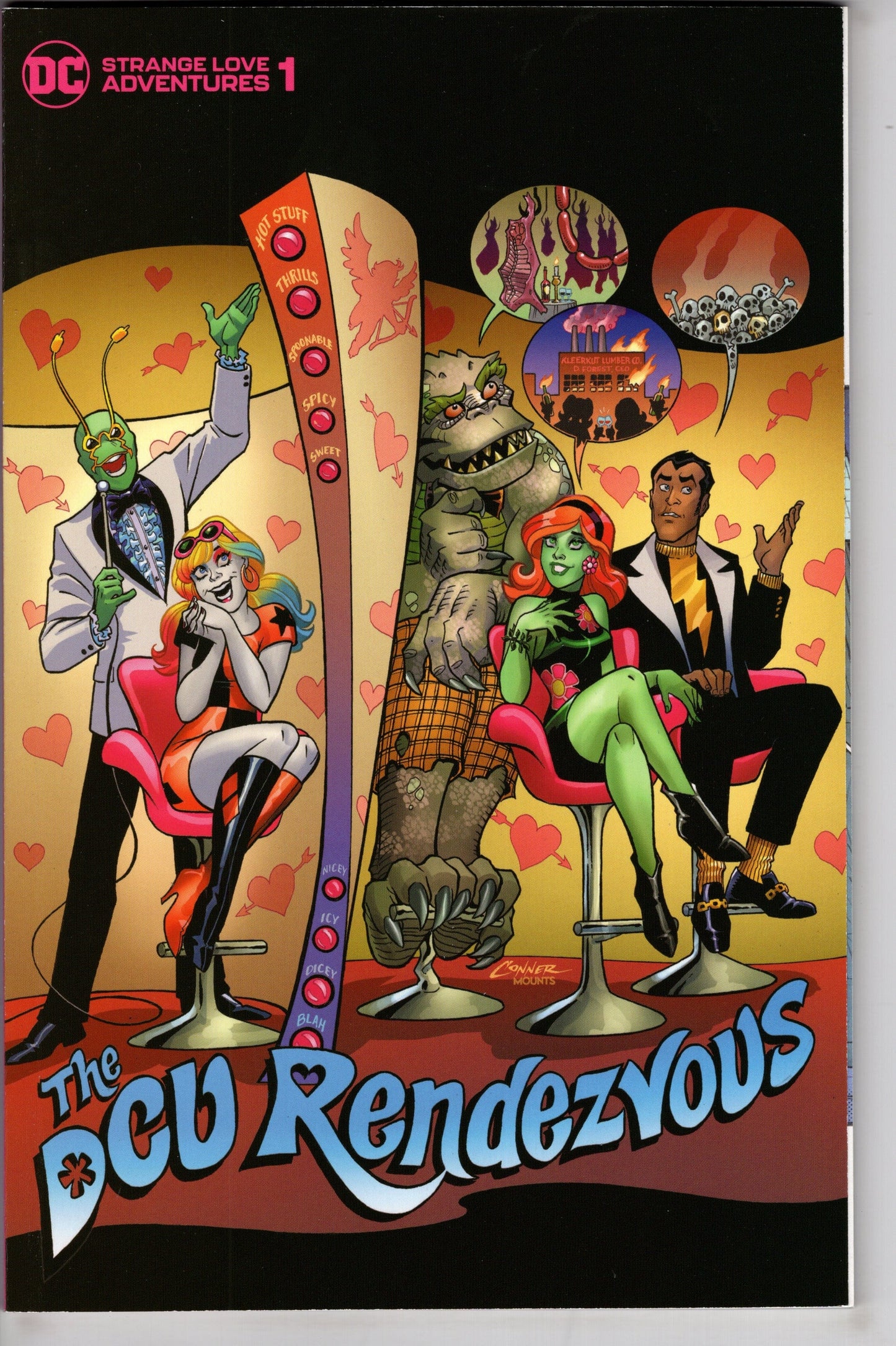 DC Comics COMIC BOOK VF/NM Strange Love Adventures #1 (One Shot) Cover B