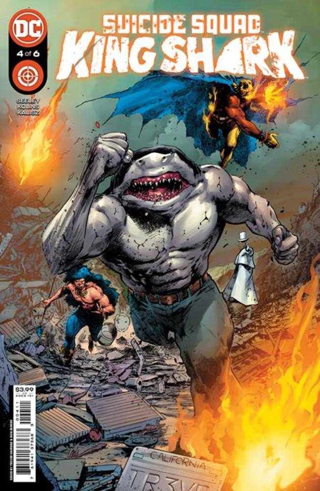 DC Comics COMIC BOOK VF/NM Suicide Squad King Shark #4 (Of 6) Cover A Trevor Hairsine